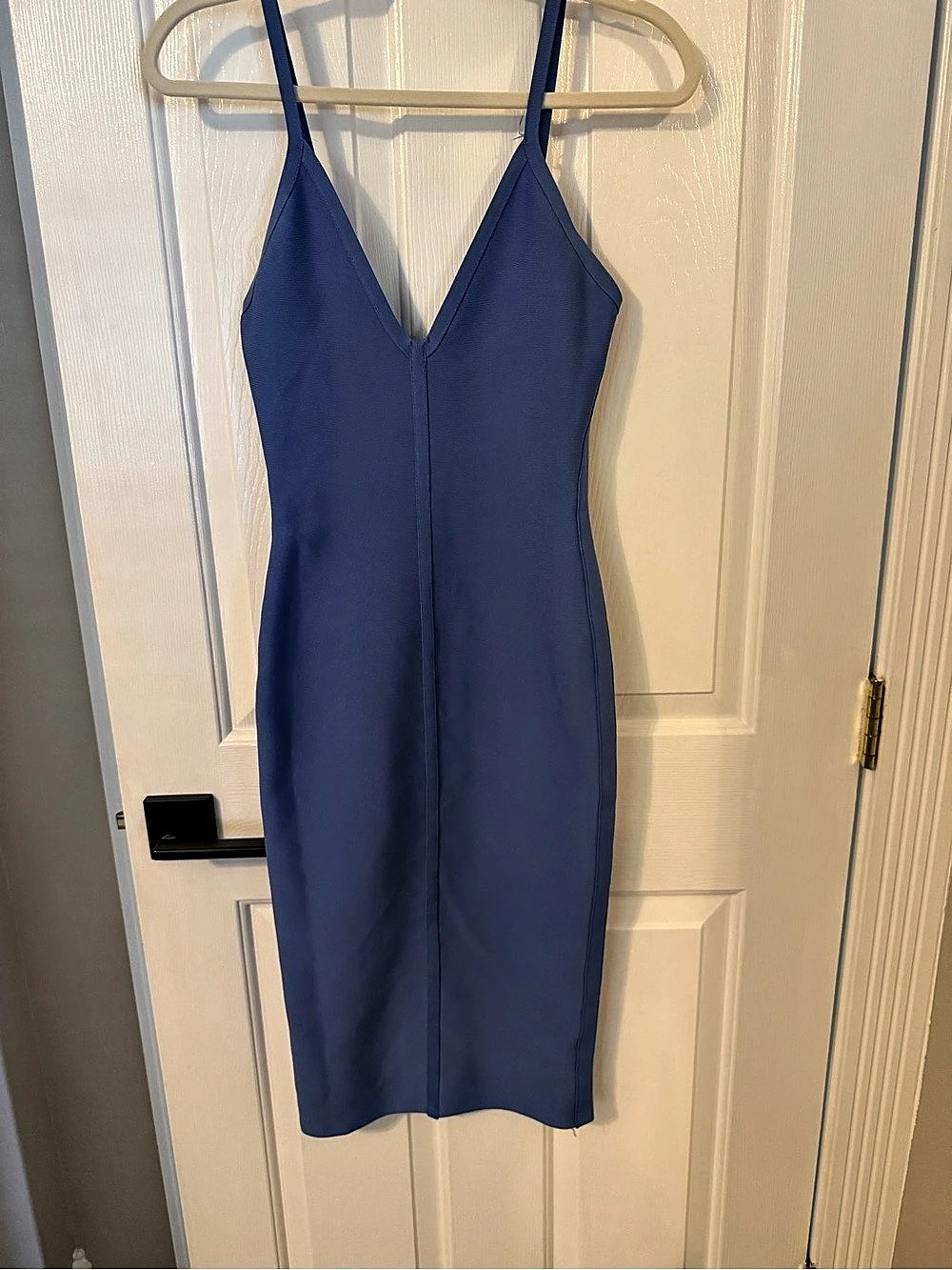 Boohoo Blue Maxi Slip Dress Size 4